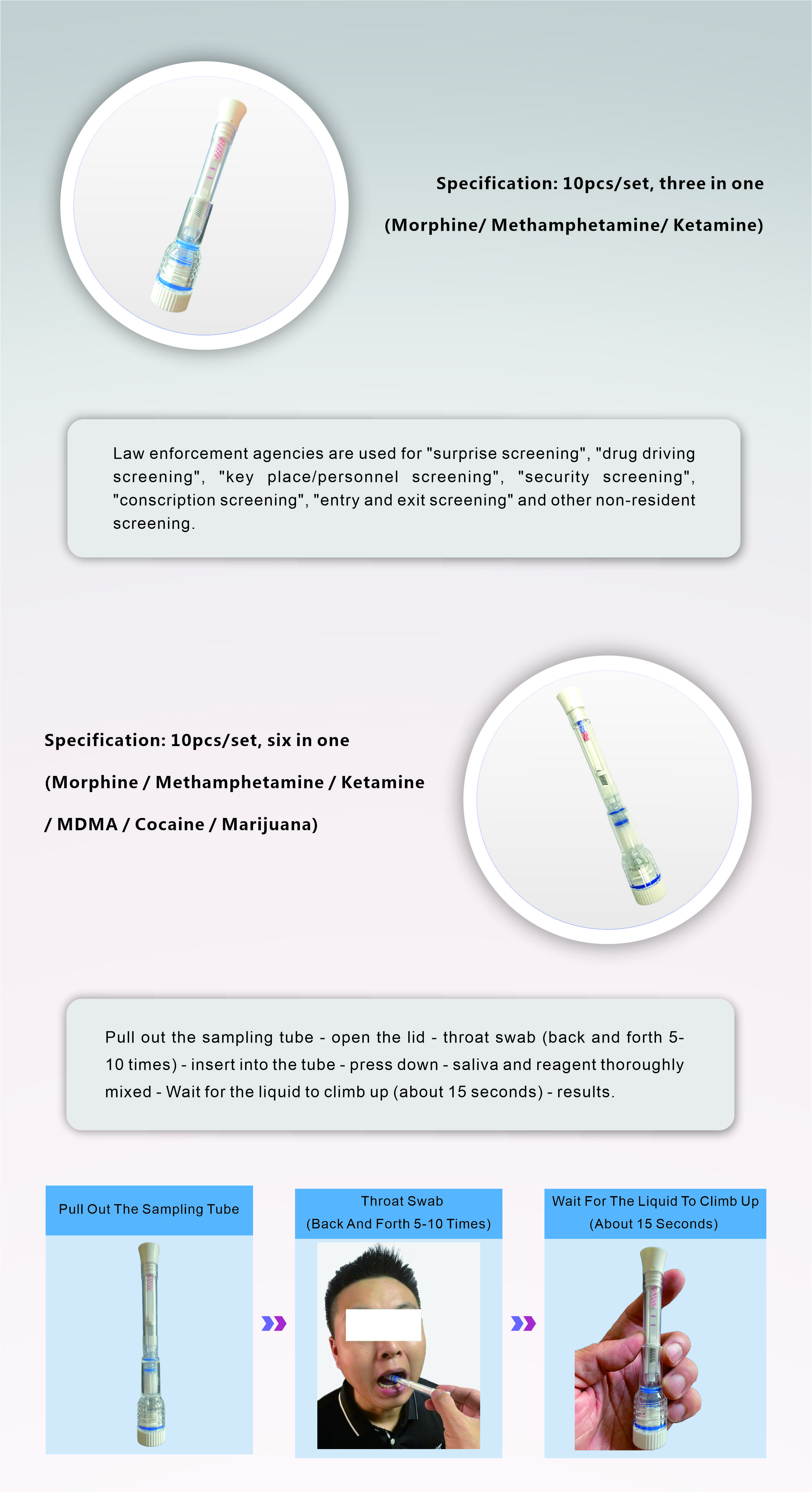 Saliva Drug Test Cannula(图1)