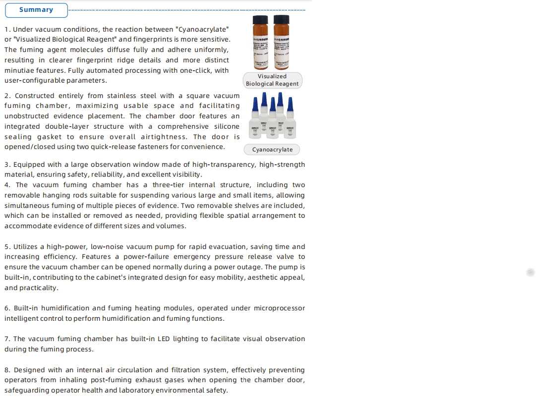 Visual-Vac Cyanoacrylate Fuming Chamber (VV-CFC)(图2)