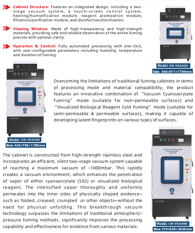 Visual-Vac Cyanoacrylate Fuming Chamber (VV-CFC)(图1)