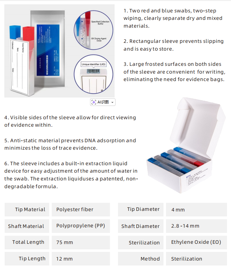 Dual Swab Evidence Kit(图1)